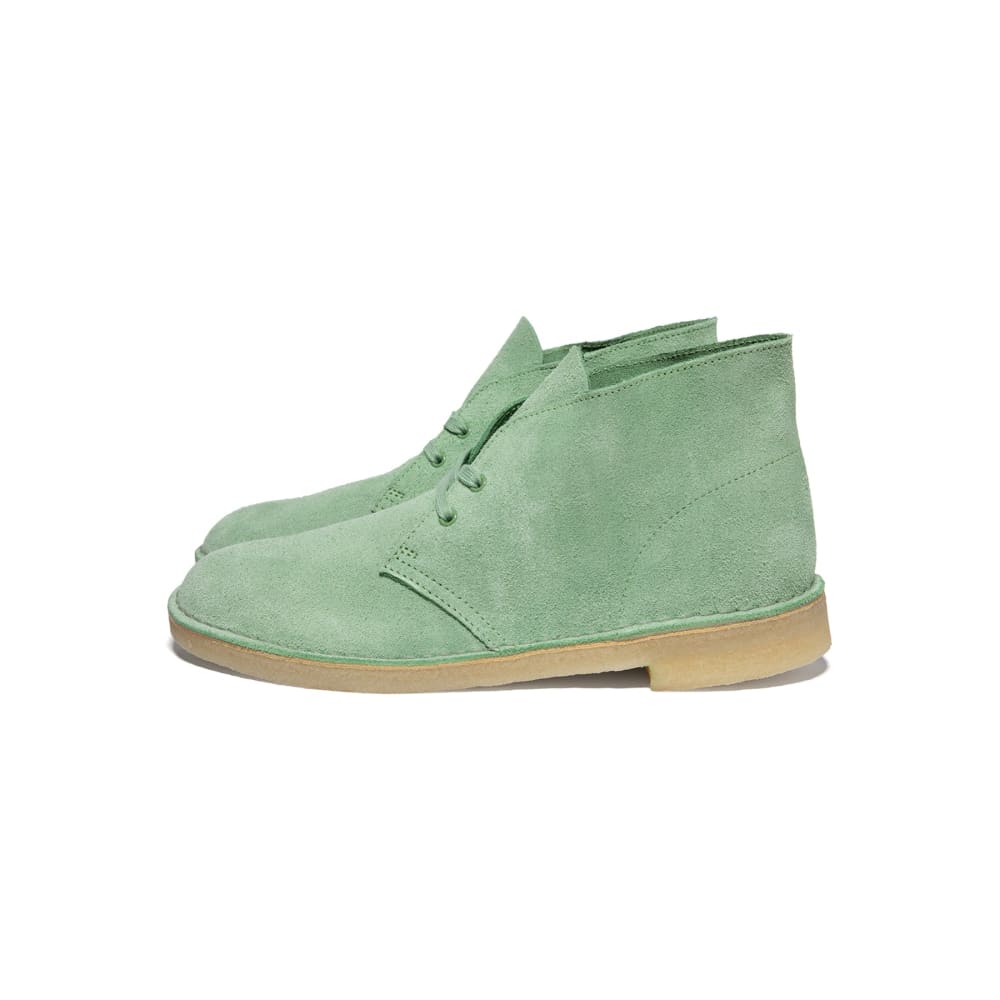 Clarks Originals Desert Boots Men's Light Green Suede 26171745 Shoes by Clarks Originals – Don't Panic Shoes