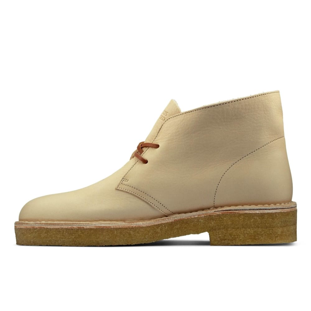 Clarks Originals Desert Boots Men's Natural Tan Leather 26159528 Shoes by Clarks Originals – Don't Panic Shoes