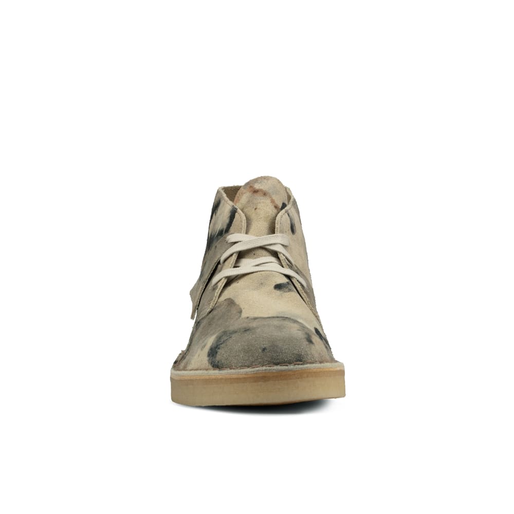 Clarks Originals Desert Coal Boots Men's Off White Camo Suede 26160187 Shoes by Clarks Originals – Don't Panic Shoes