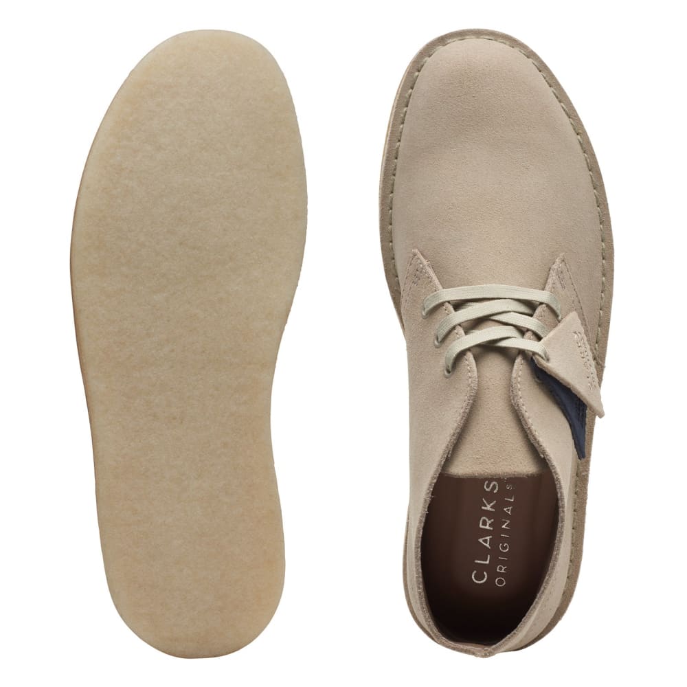 Clarks Originals Desert Coal Boots Men's Stone Suede 26169998 Shoes by Clarks Originals – Don't Panic Shoes