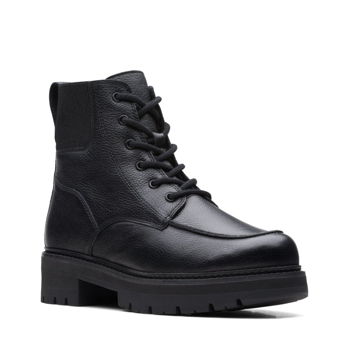 ClarkS Originals Orianna Mid Women’s Black Leather 26167904 Footwear by Clarks Originals – Don't Panic Shoes