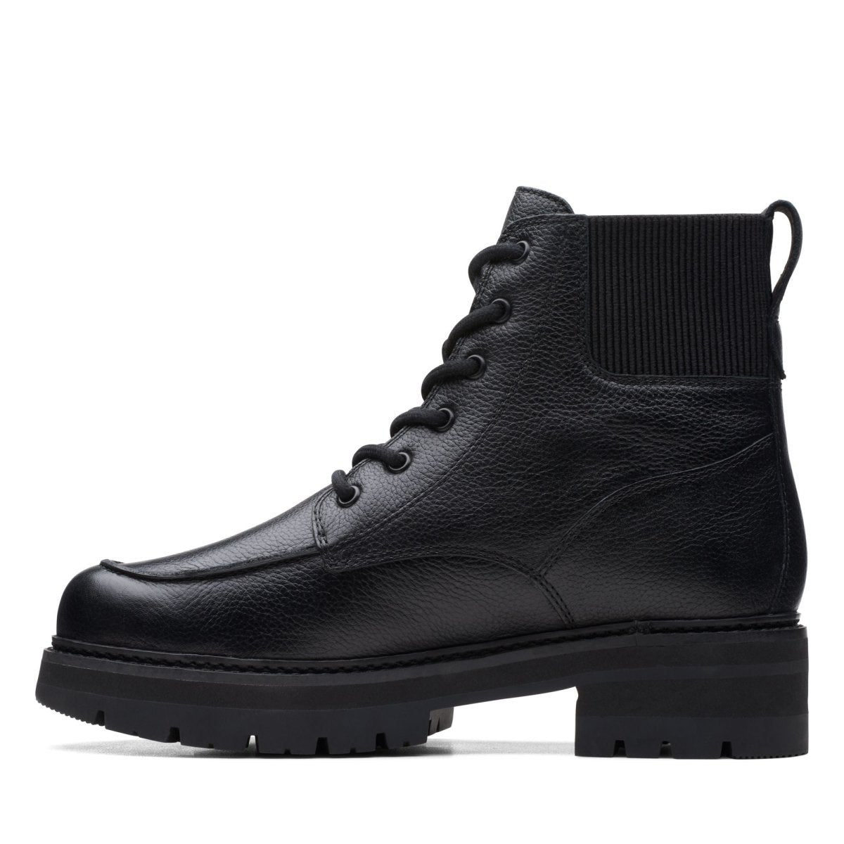 ClarkS Originals Orianna Mid Women’s Black Leather 26167904 Footwear by Clarks Originals – Don't Panic Shoes