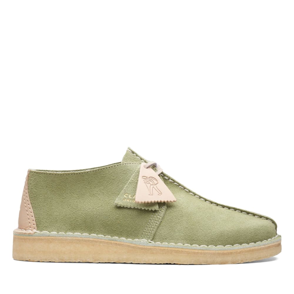 Clarks Originals Original Desert Trek Men's Pale Green Suede 26165805 Shoes by Clarks Originals – Don't Panic Shoes