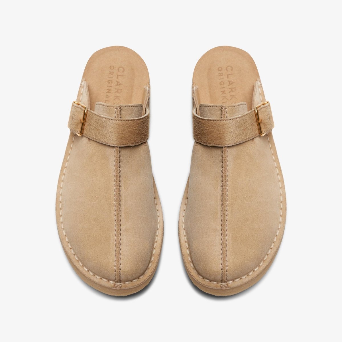 ClarkS Originals Trek Mule Men’s Taupe Interest 26171989 0 by Clarks Originals – Don't Panic Shoes