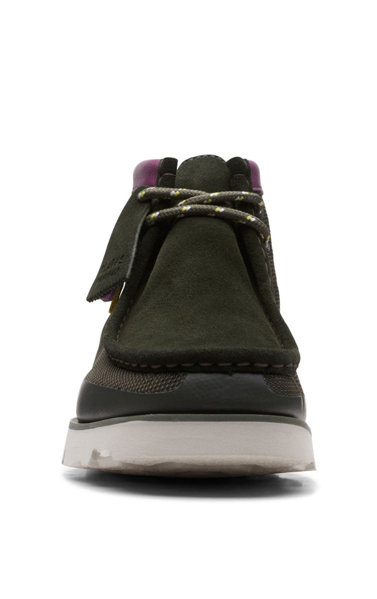 ClarkS Originals Wallabee 2.0 Gtx Men’s Olive Green Suede Boots Shoes by Clarks Originals – Don't Panic Shoes