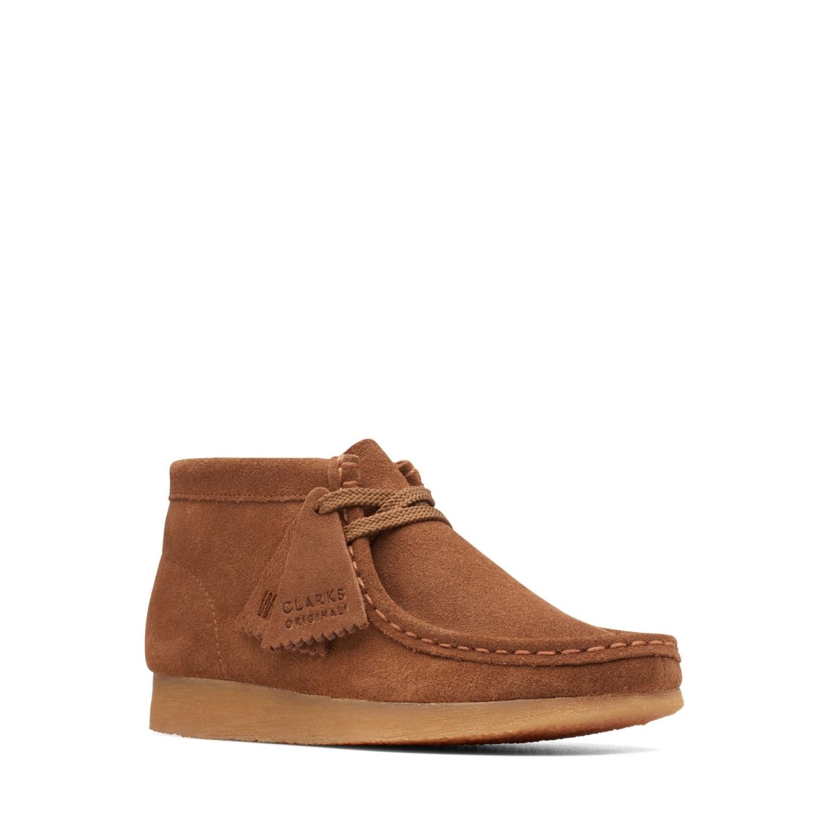 Clarks Originals Wallabee Boot Kids’ Brown Leather 26169804 Footwear by Clarks Originals – Don't Panic Shoes