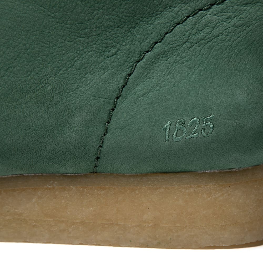 ClarkS Originals Wallabee Boot Varsity Pack Vcy Men’s Shoes – Green And White Leather – Style 26165078 – Limited Edition Heritage Drop Shoes by Clarks Originals – Don't Panic Shoes