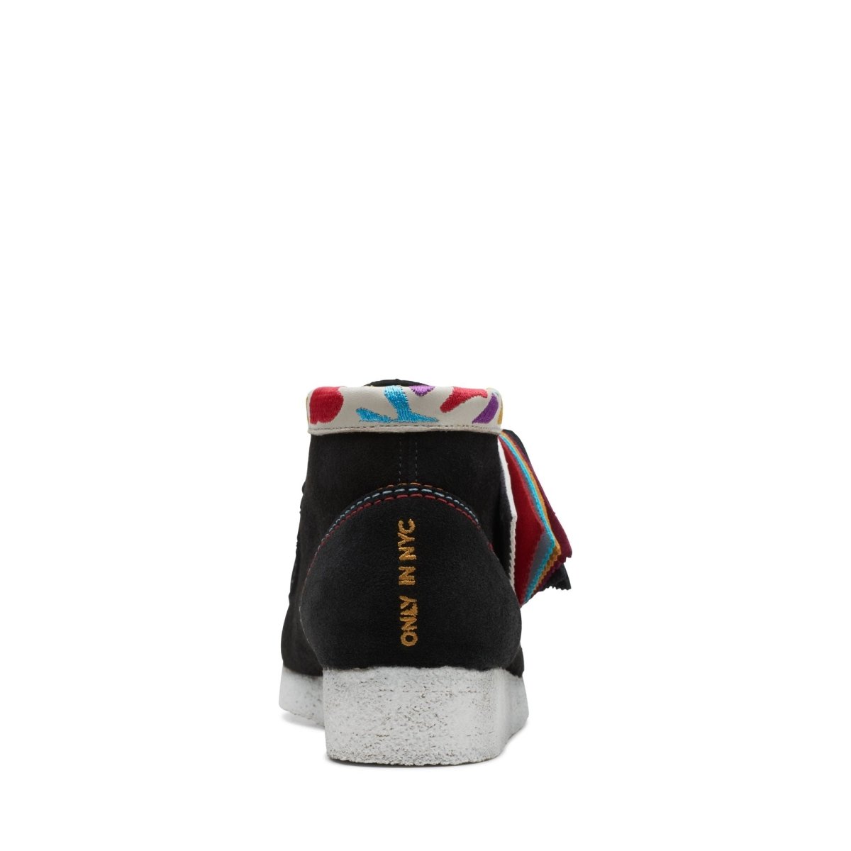 ClarkS Originals Wallabee Boot Women’s Black Leather 26168582 Footwear by Clarks Originals – Don't Panic Shoes