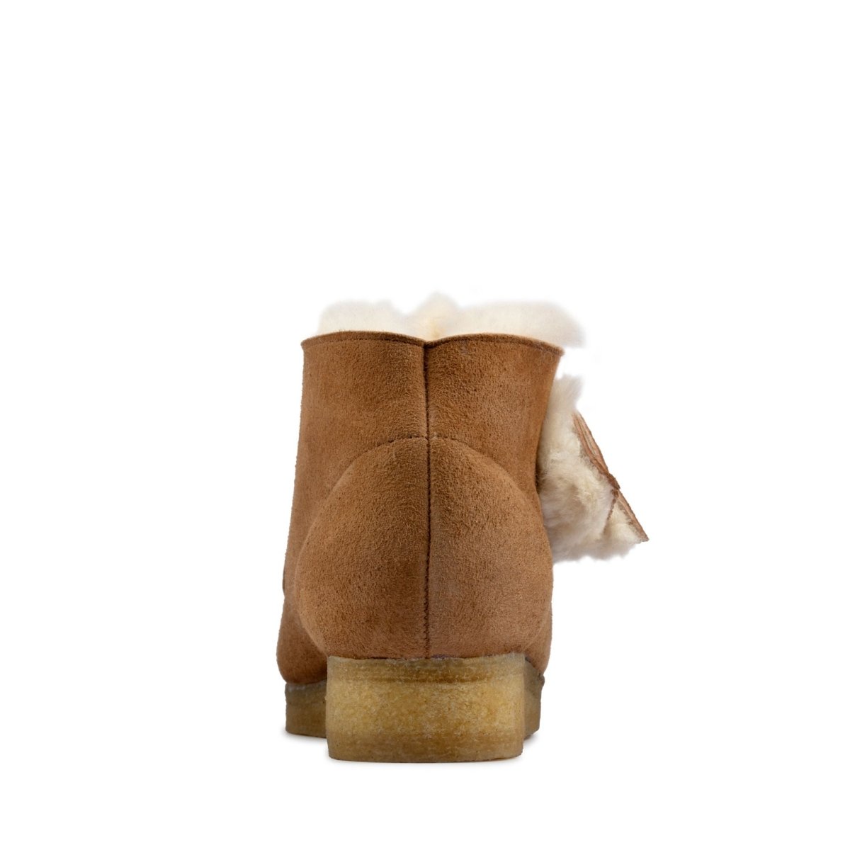 ClarkS Originals Wallabee Boot Women’s Brown Leather 26162498 Footwear by Clarks Originals – Don't Panic Shoes