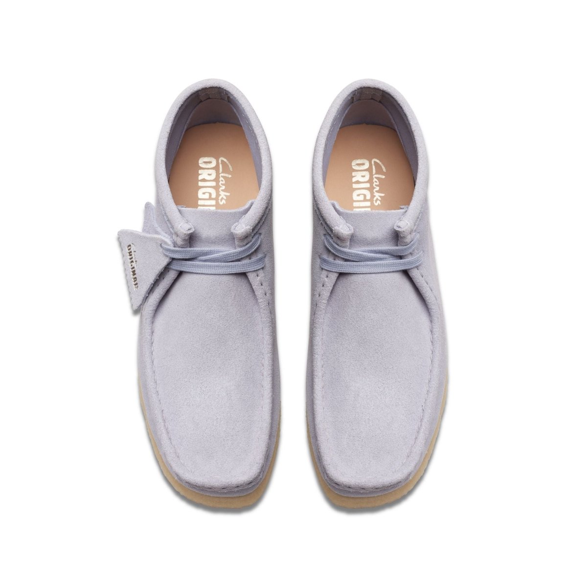 ClarkS Originals Wallabee Boot Women’s Cloud Grey Suede 26176563 Footwear by Clarks Originals – Don't Panic Shoes