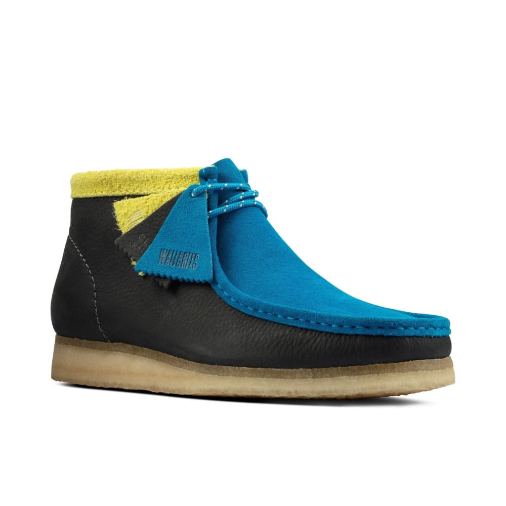 Clarks Originals Wallabee Boots Men's Ink Combi Suede 26163073 Shoes by Clarks Originals – Don't Panic Shoes
