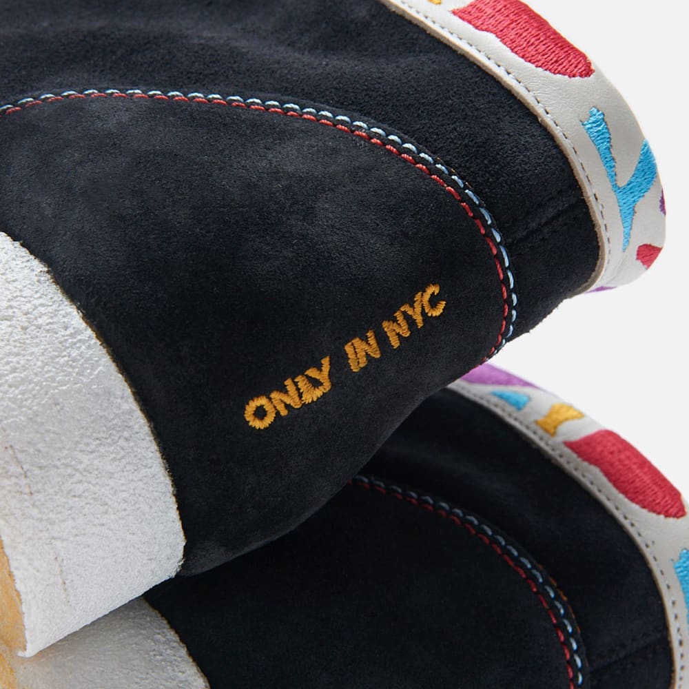 Clarks Originals Wallabee Boots X One School Men's Black Combi 26167863 Shoes by Clarks Originals – Don't Panic Shoes