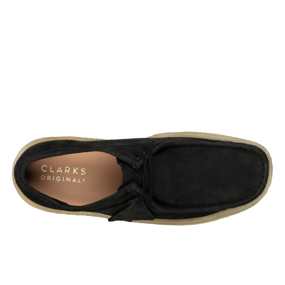 Clarks Originals Wallabee Cup Men's Black Nubuck 26158144 Shoes by Clarks Originals – Don't Panic Shoes