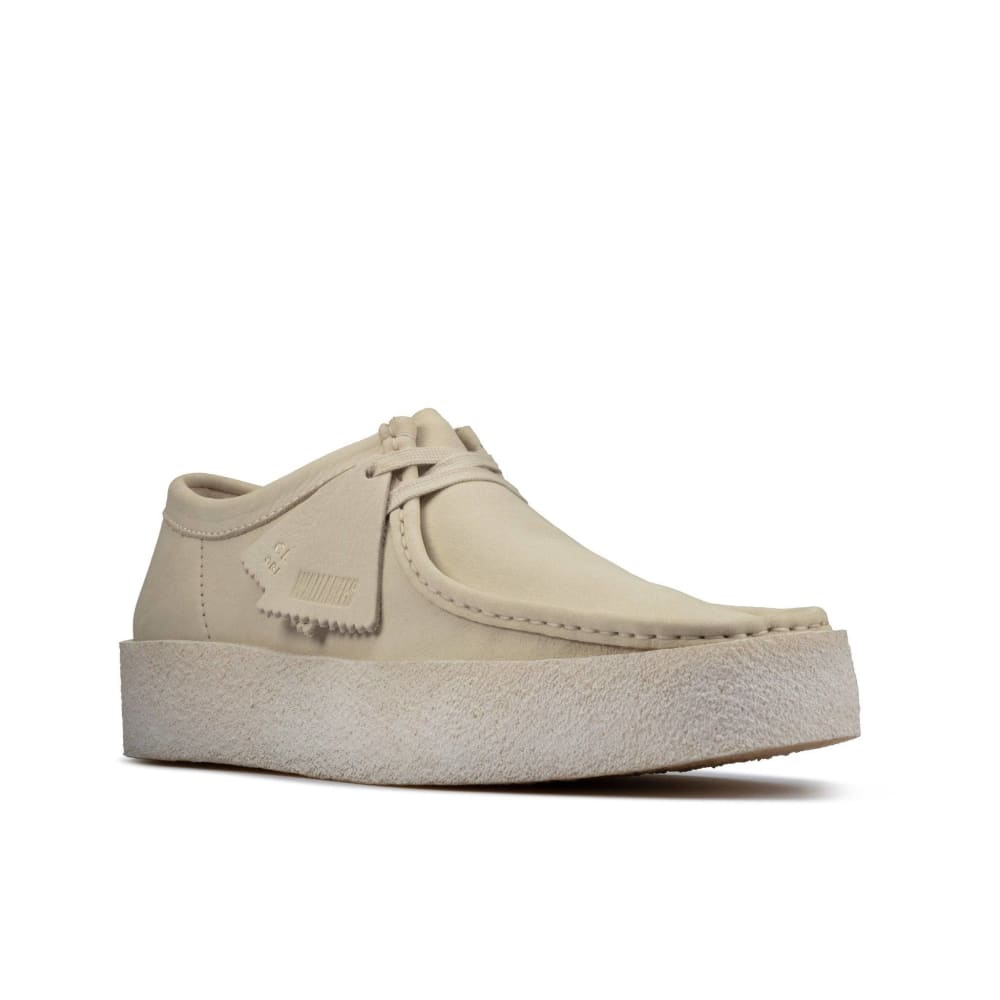 Clarks Originals Wallabee Cup Men's White Nubuck 26158153 Shoes by Clarks Originals – Don't Panic Shoes