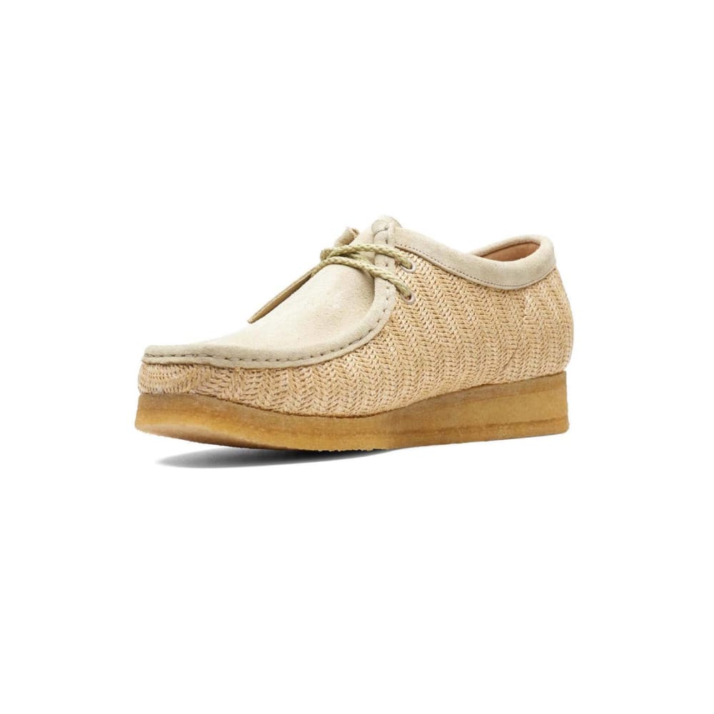 Clarks Originals Wallabee Low Men's Natural Interest Raffia Textile 26165447 Shoes by Clarks Originals – Don't Panic Shoes