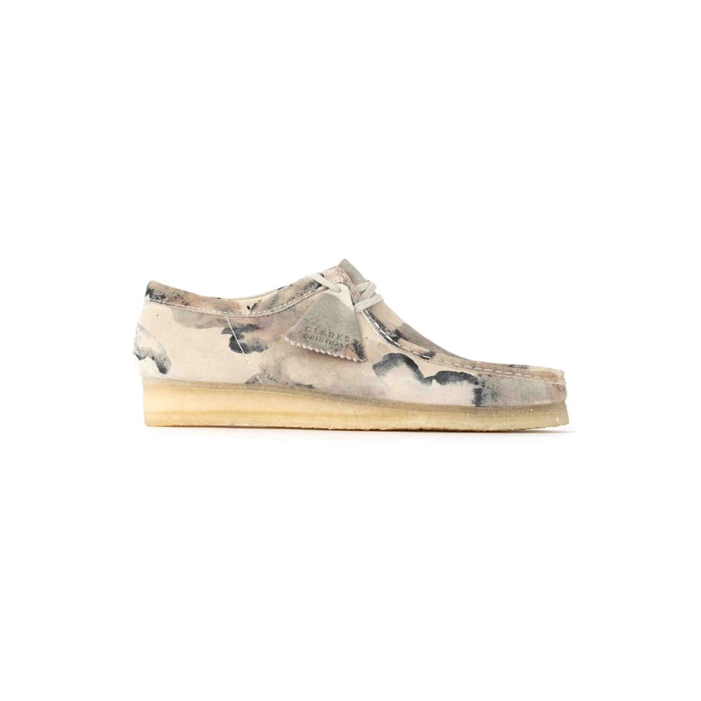 Clarks Originals Wallabee Low Men's Off White Camo Suede 26148590 Shoes by Clarks Originals – Don't Panic Shoes