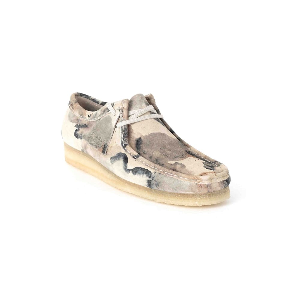 Clarks Originals Wallabee Low Men's Off White Camo Suede 26148590 Shoes by Clarks Originals – Don't Panic Shoes