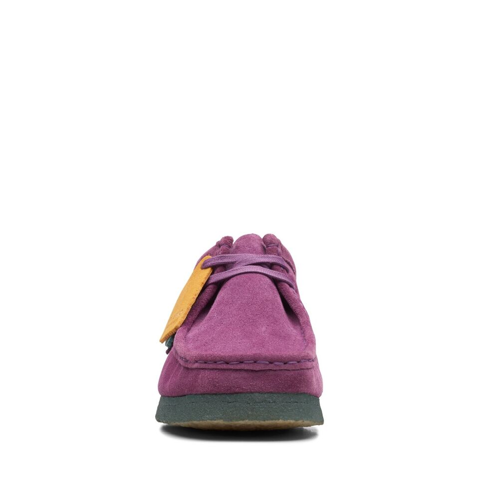 Clarks Originals Wallabee Low Men's Purple And Green Suede 26168860 Shoes by Clarks Originals – Don't Panic Shoes