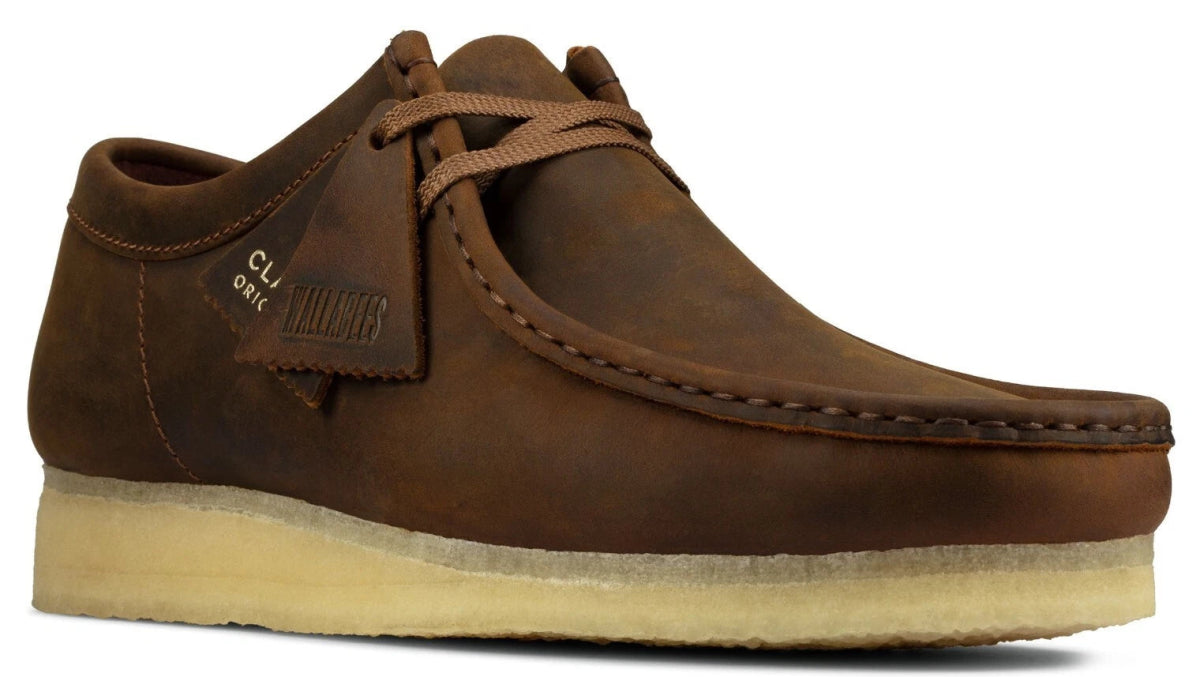 Clarks Originals Wallabee Low Top Men's Beeswax Leather 26156605 Shoes by Clarks Originals – Don't Panic Shoes