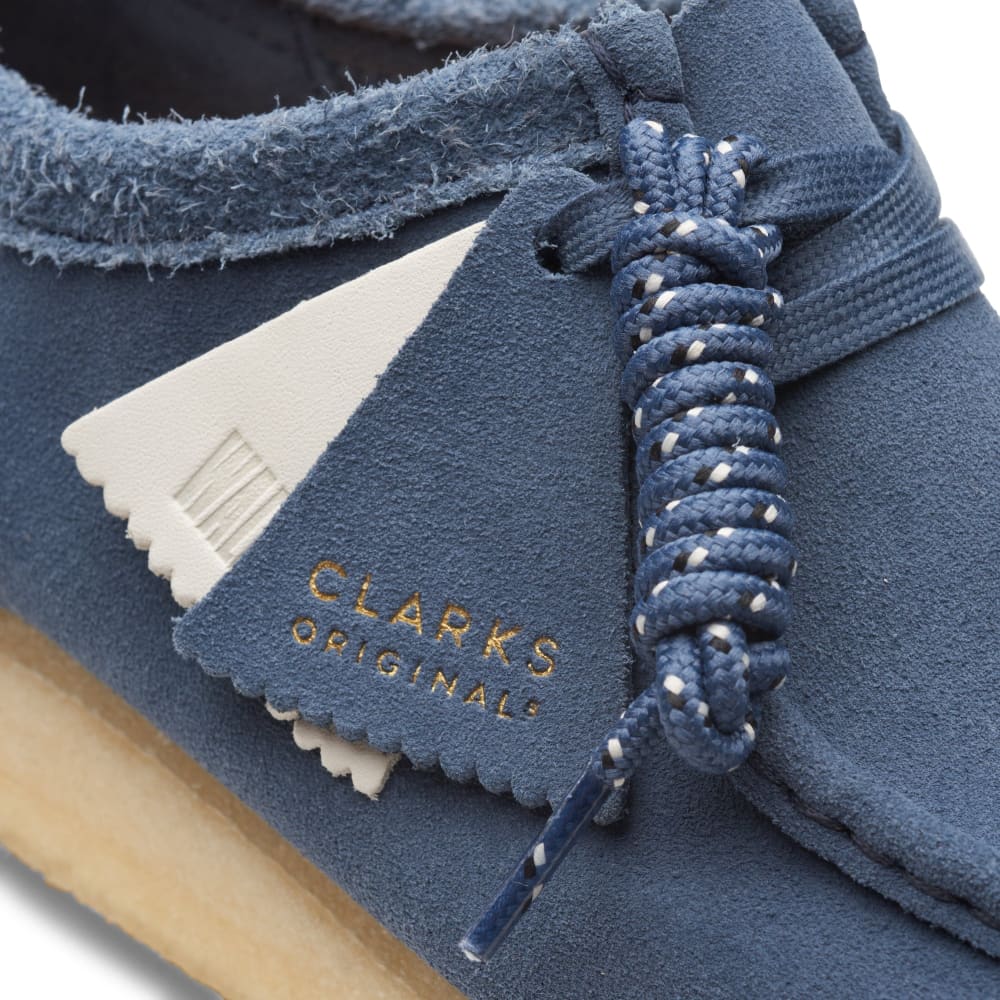 Clarks Originals Wallabee Low Top Men's Blue Suede 26166306 Shoes by Clarks Originals – Don't Panic Shoes