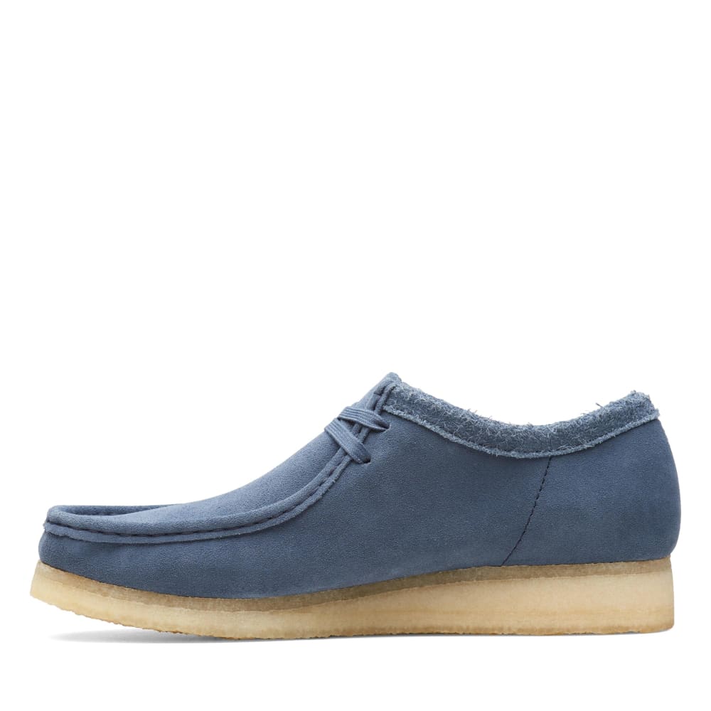 Clarks Originals Wallabee Low Top Men's Blue Suede 26166306 Shoes by Clarks Originals – Don't Panic Shoes