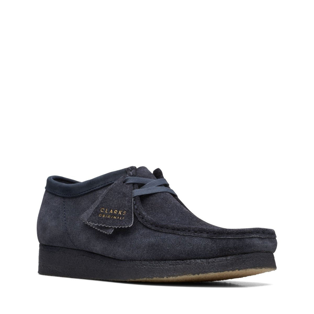 ClarkS Originals Wallabee Men’s Blue Suede 26168854 Footwear by Clarks Originals – Don't Panic Shoes