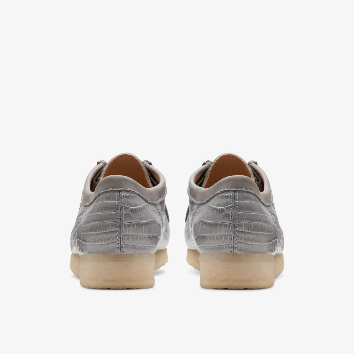 ClarkS Originals Wallabee Men’s Grey Crocodile 26176573 0 by Clarks Originals – Don't Panic Shoes
