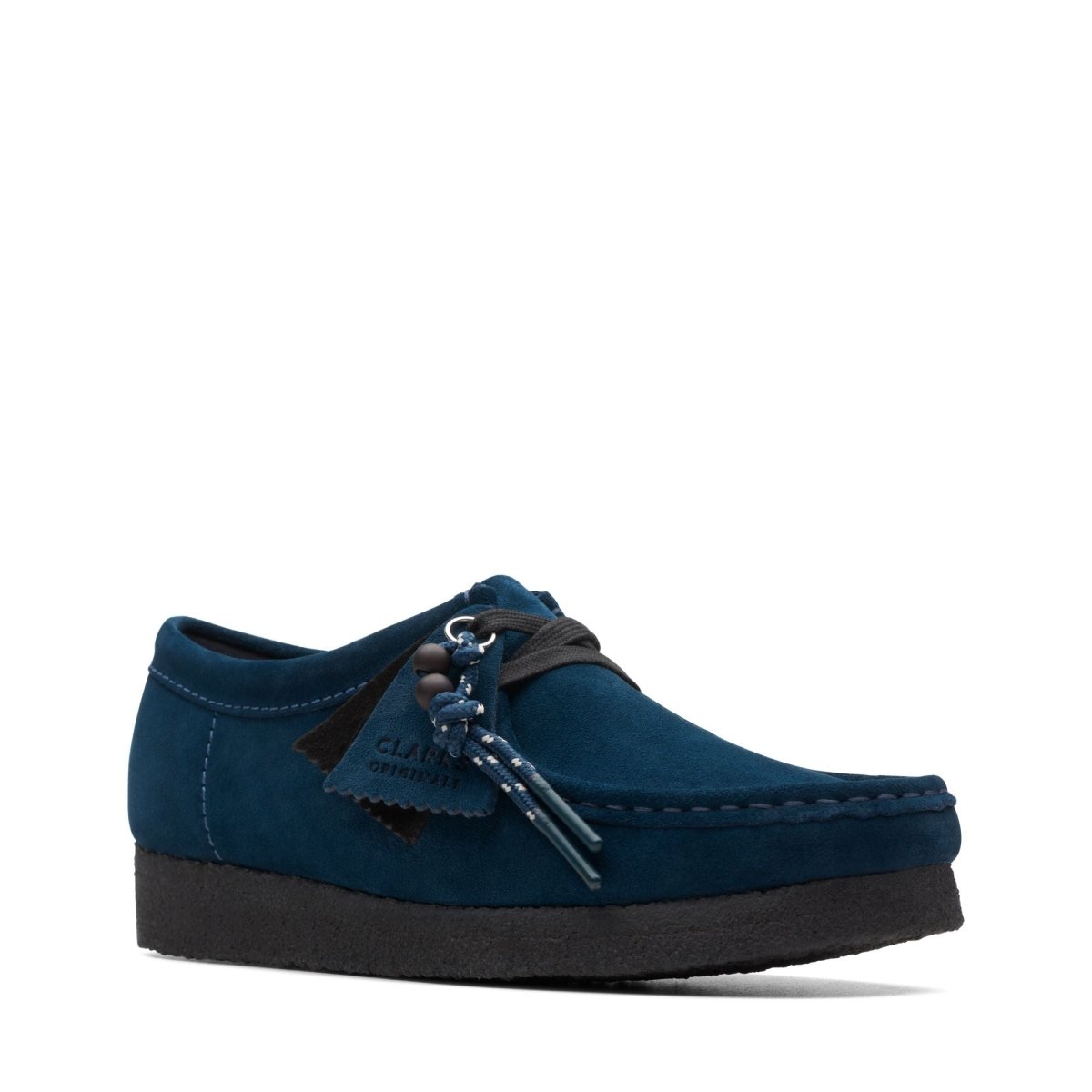 ClarkS Originals Wallabee Women’s Deep Blue Suede 26173243 Footwear by Clarks Originals – Don't Panic Shoes