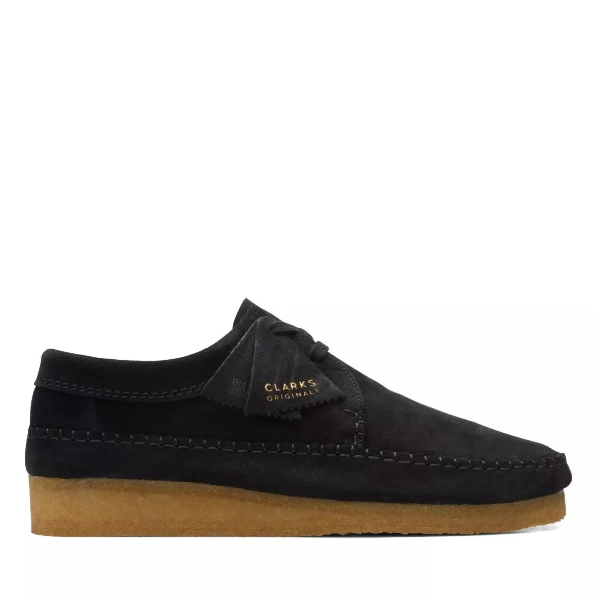 Clarks Originals Weaver Men's Black Suede Moc Shoes 26165081 Shoes by Clarks Originals – Don't Panic Shoes