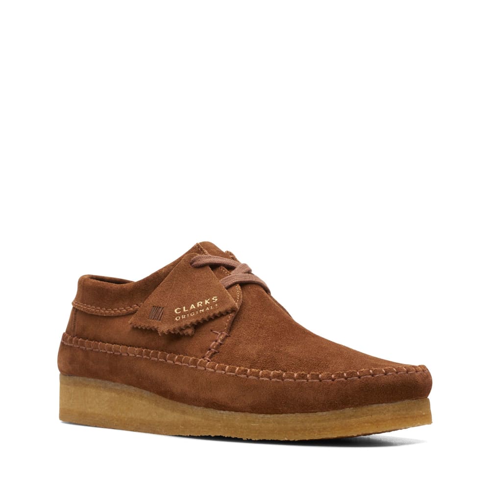 Clarks Originals Weaver Men's Cola Brown Suede 26165082 Shoes by Clarks Originals – Don't Panic Shoes