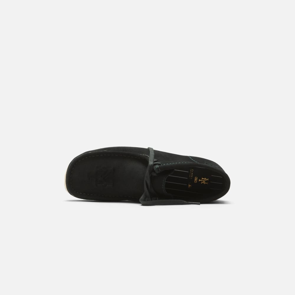 ClarkS Originals X Kith X New York Mets Wallabee Boot Men’s Shoes – Dark Green Suede – Style 26166602 – Limited Edition Collector Drop Shoes by Clarks Originals – Don't Panic Shoes