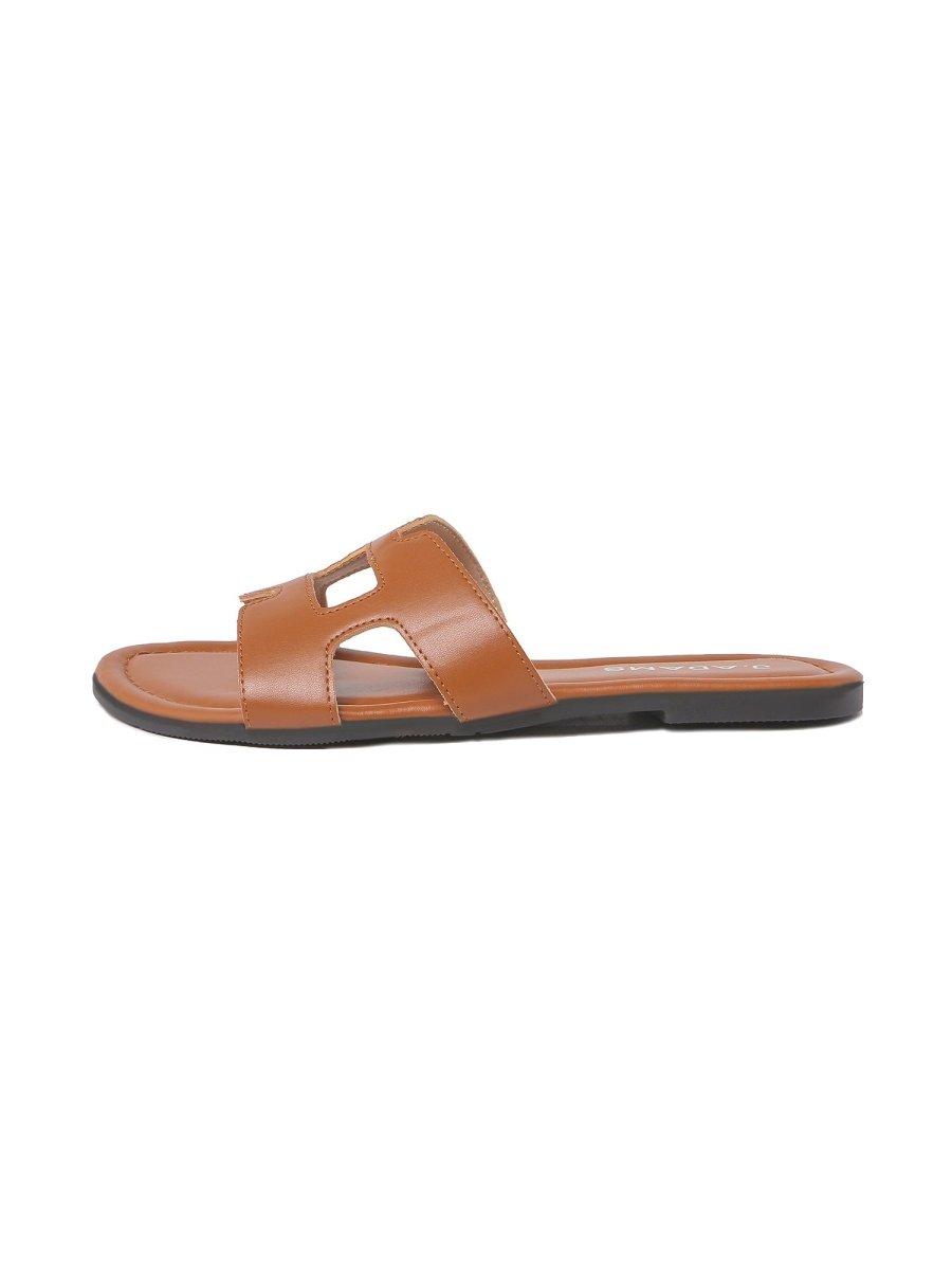 Cleo | Brown Sandals by J.Adams – Don't Panic Shoes