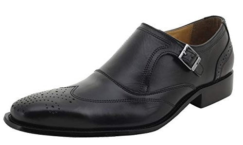 Clooney Leather Oxford Style Monk Straps Shoes by Libertyzeno – Don't Panic Shoes