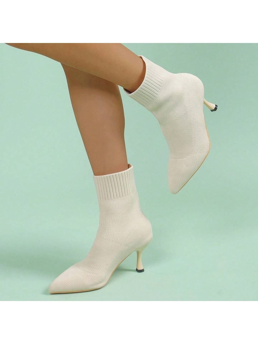 Coco | Beige Boots by J.Adams – Don't Panic Shoes