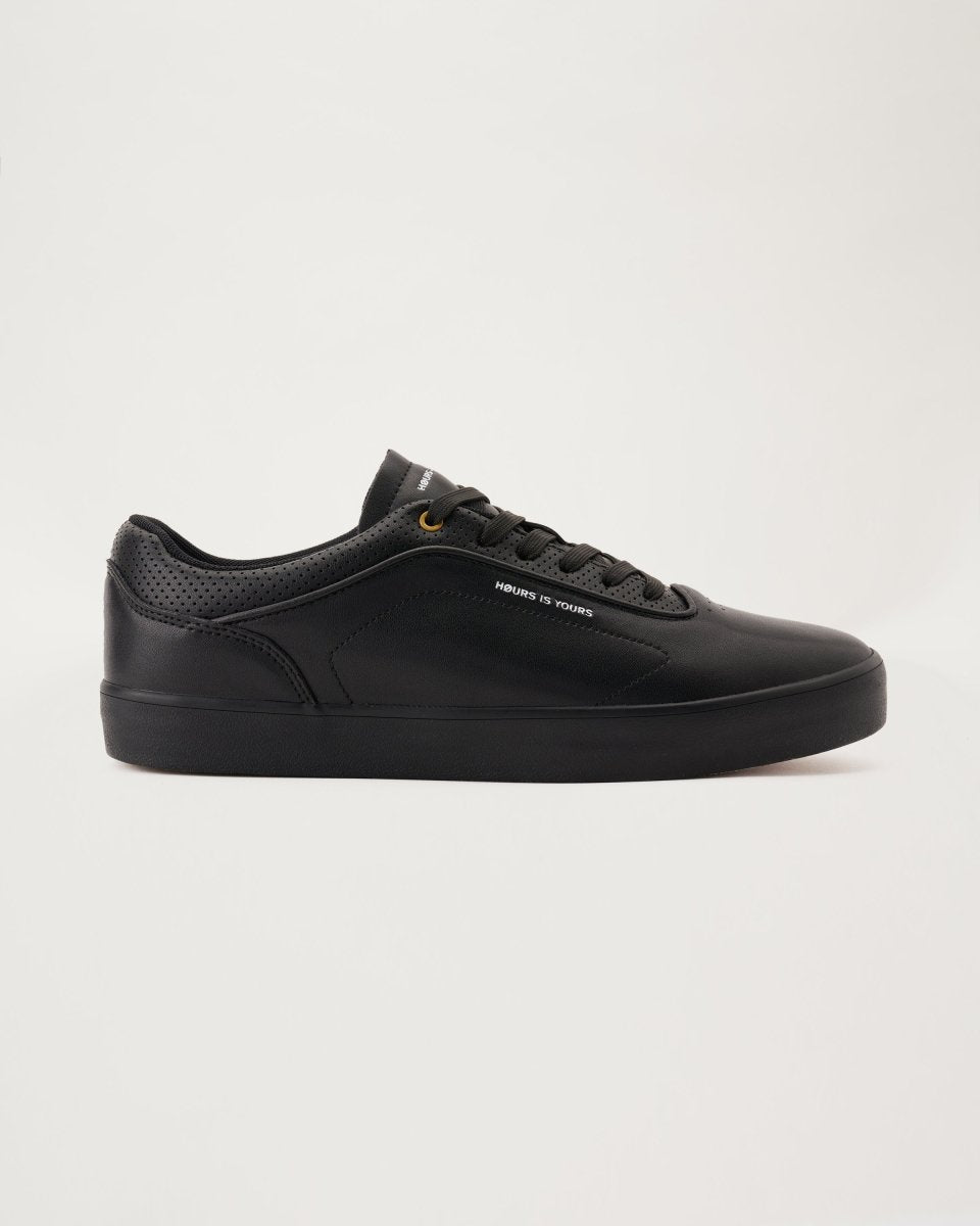 Code V2 Black Leather Footwear by Hours Is Yours – Don't Panic Shoes
