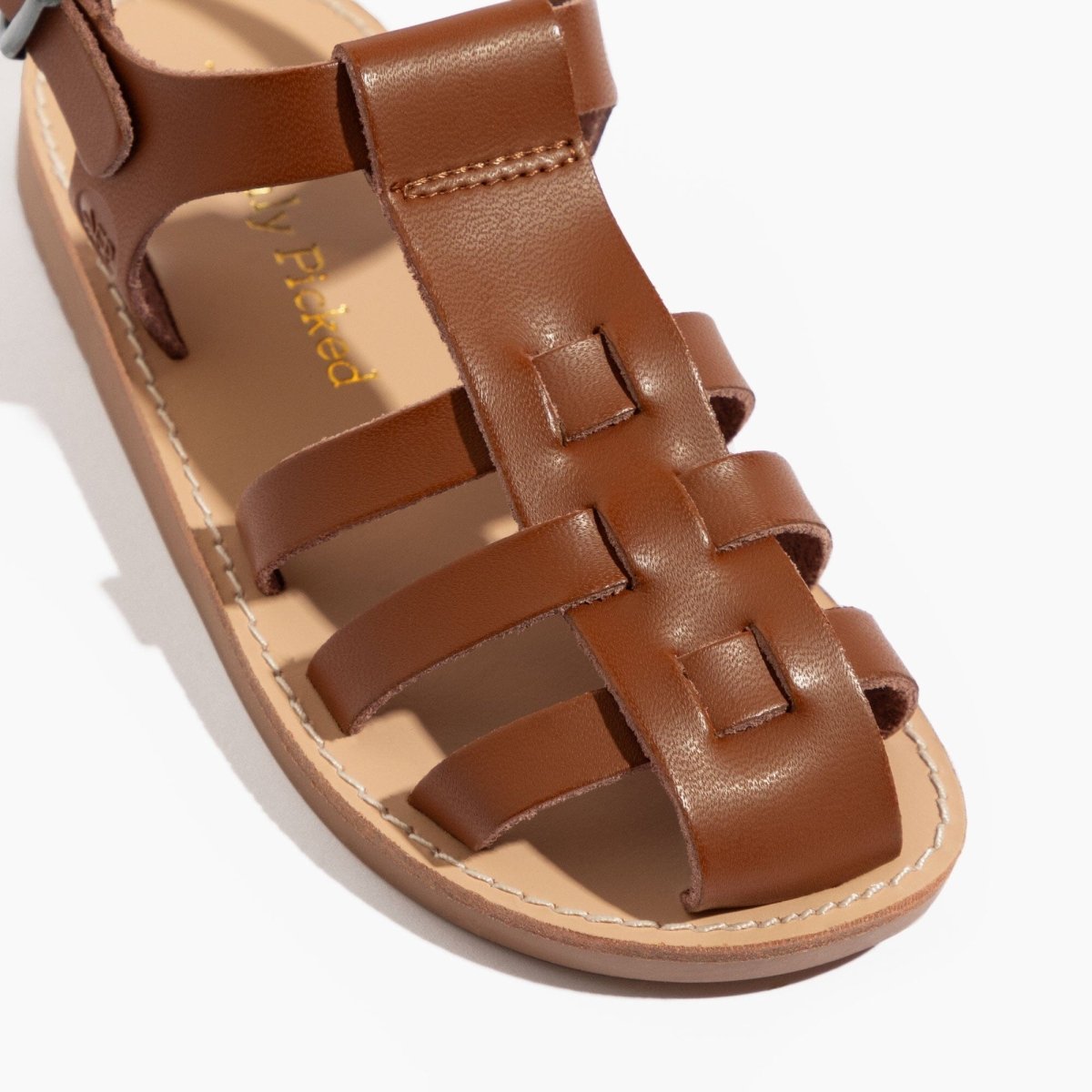 Cognac Bixby Ii Sandal Bixby Sandal by Freshly Picked – Don't Panic Shoes