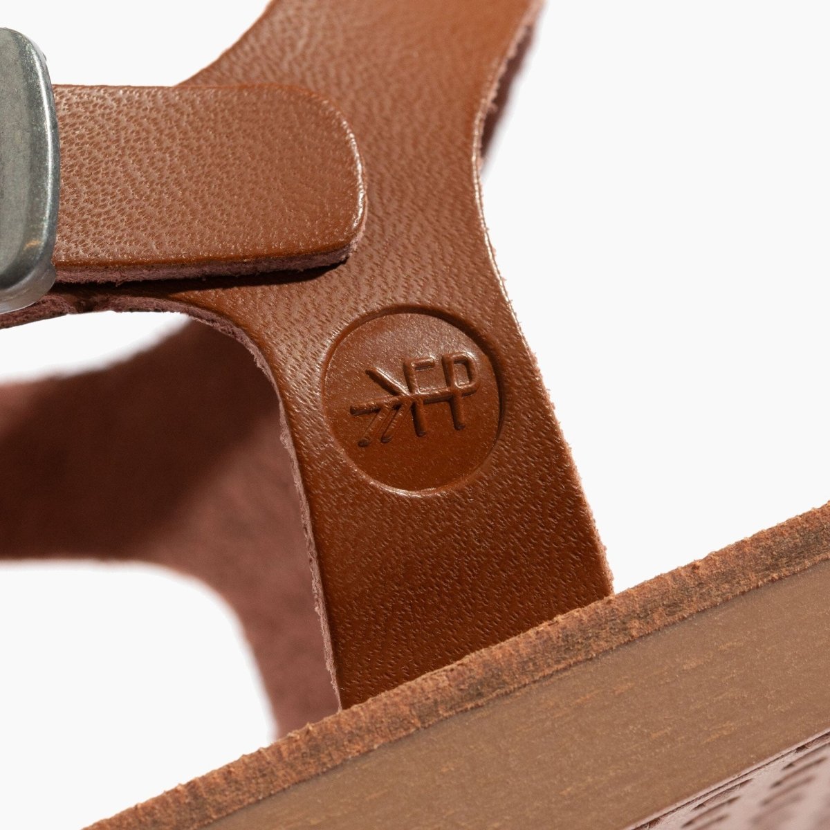 Cognac Laguna Ii Sandal Laguna Sandal by Freshly Picked – Don't Panic Shoes