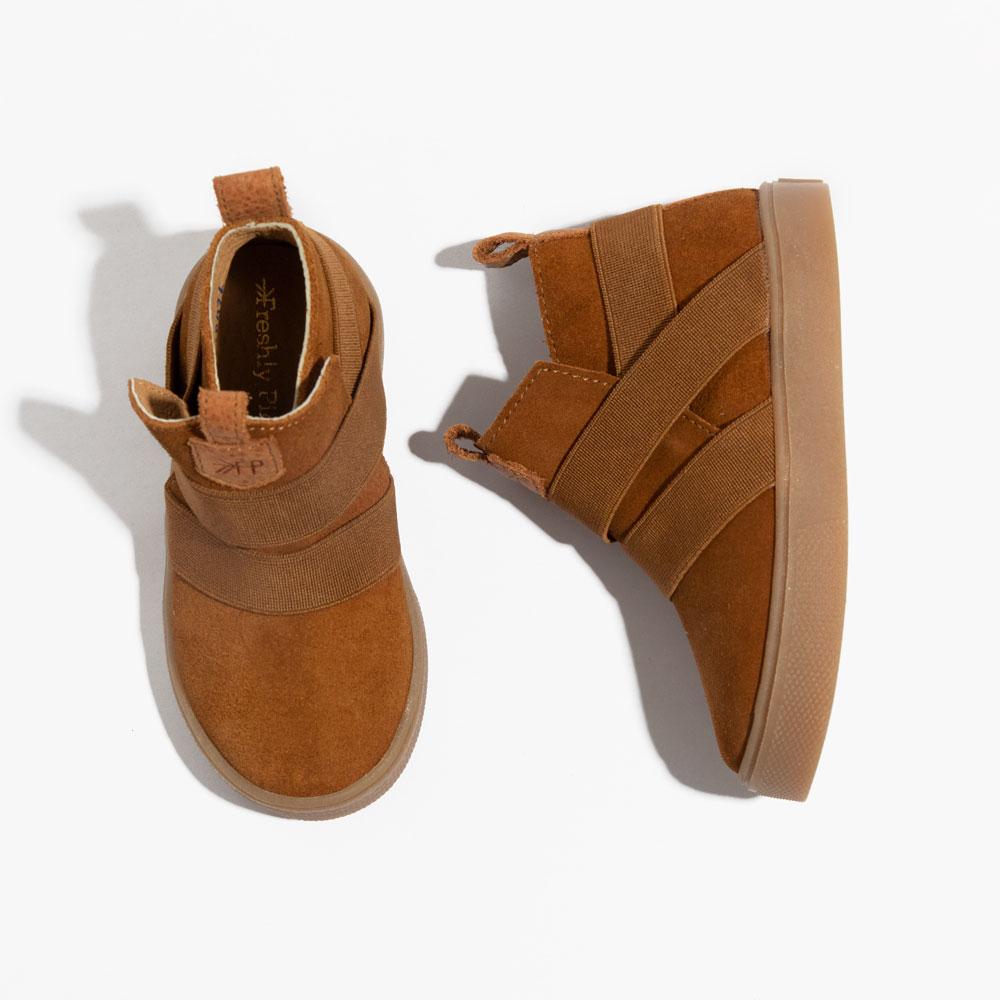 Cognac Suede Oakland Sneaker Oakland Sneaker by Freshly Picked – Don't Panic Shoes