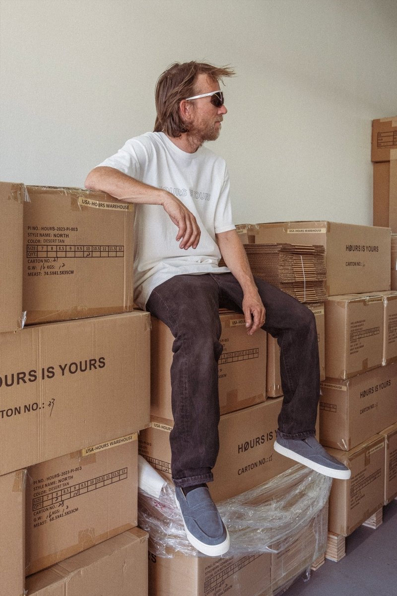 Cohiba Sl30 Skate Loafer Grey Footwear by Hours Is Yours – Don't Panic Shoes