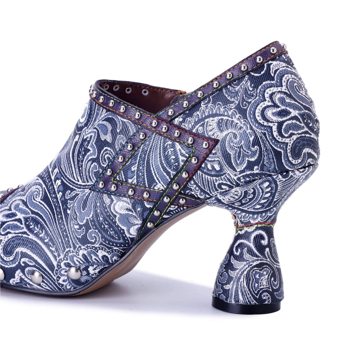 ColorStepshoes Indigo Grace Pumps Women’s Cowhide Leather Heels by Colorstepshoes – Don't Panic Shoes