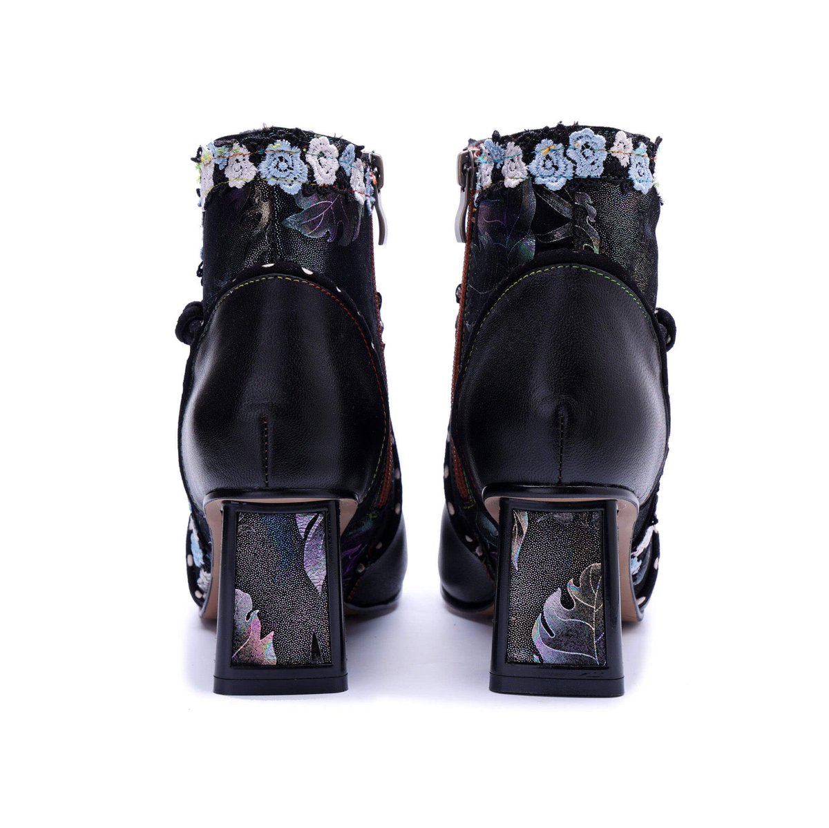 Colorstepshoes Midnight Bloom Ankle Boots ankle boots by Colorstepshoes – Don't Panic Shoes