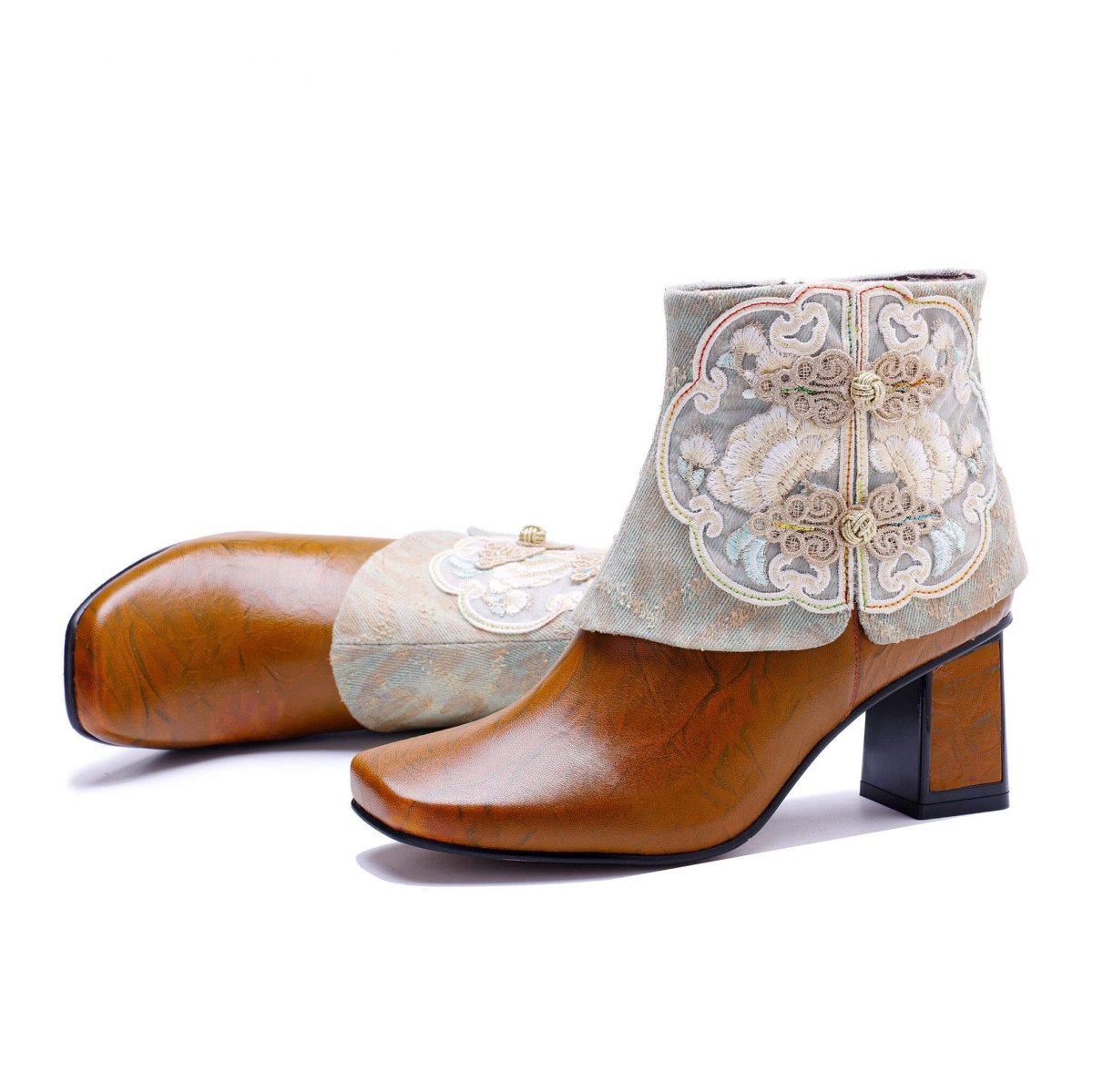 Colorstepshoes Unique Collar Ankle Boots ankle boots by Colorstepshoes – Don't Panic Shoes