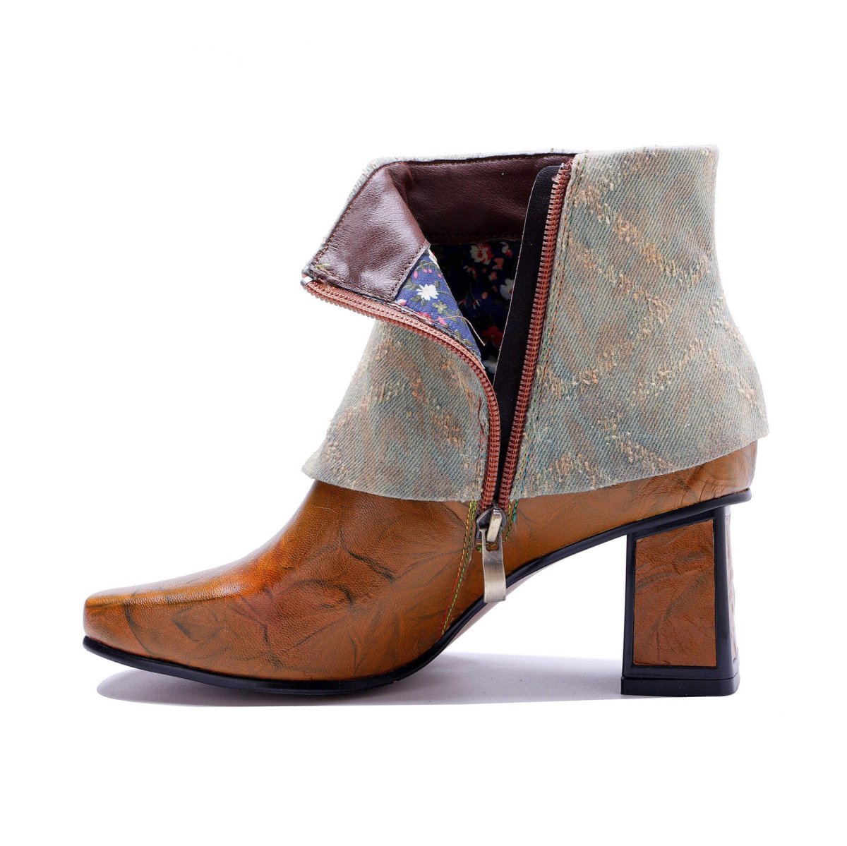 Colorstepshoes Unique Collar Ankle Boots ankle boots by Colorstepshoes – Don't Panic Shoes