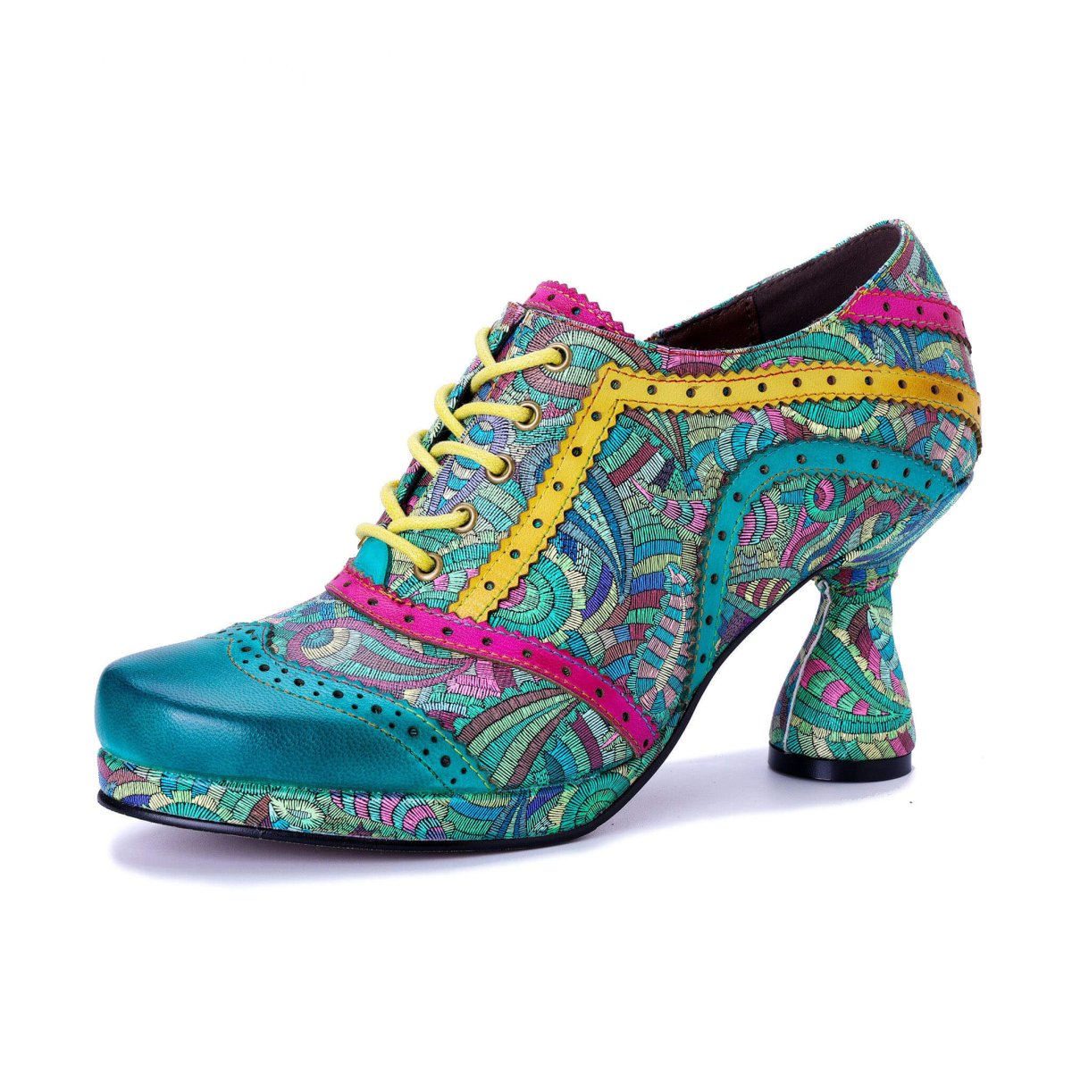 ColorStepshoes Vintage Viva Color Carnival Women’s Pumps Heels by Colorstepshoes – Don't Panic Shoes