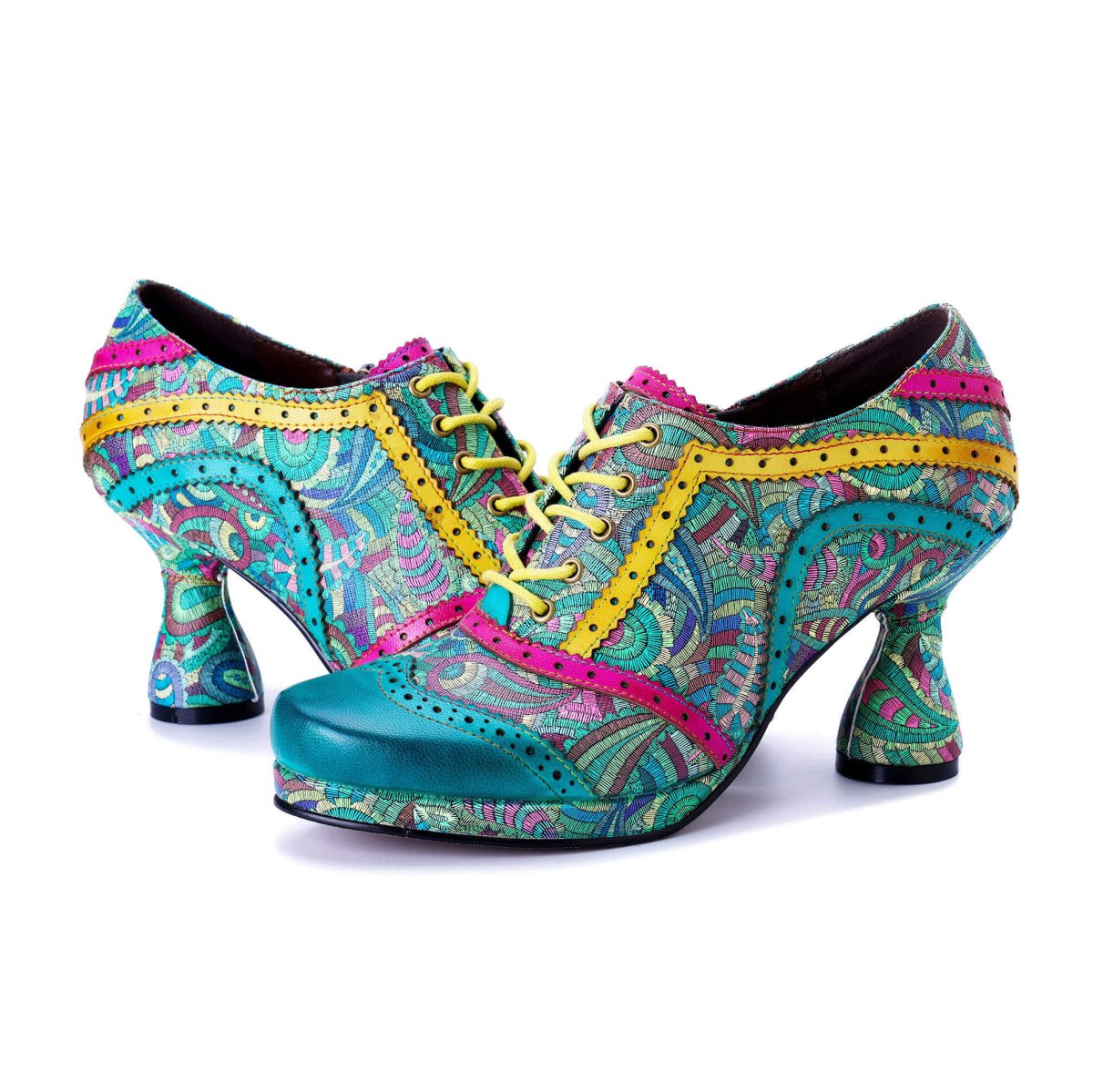 ColorStepshoes Vintage Viva Color Carnival Women’s Pumps Heels by Colorstepshoes – Don't Panic Shoes