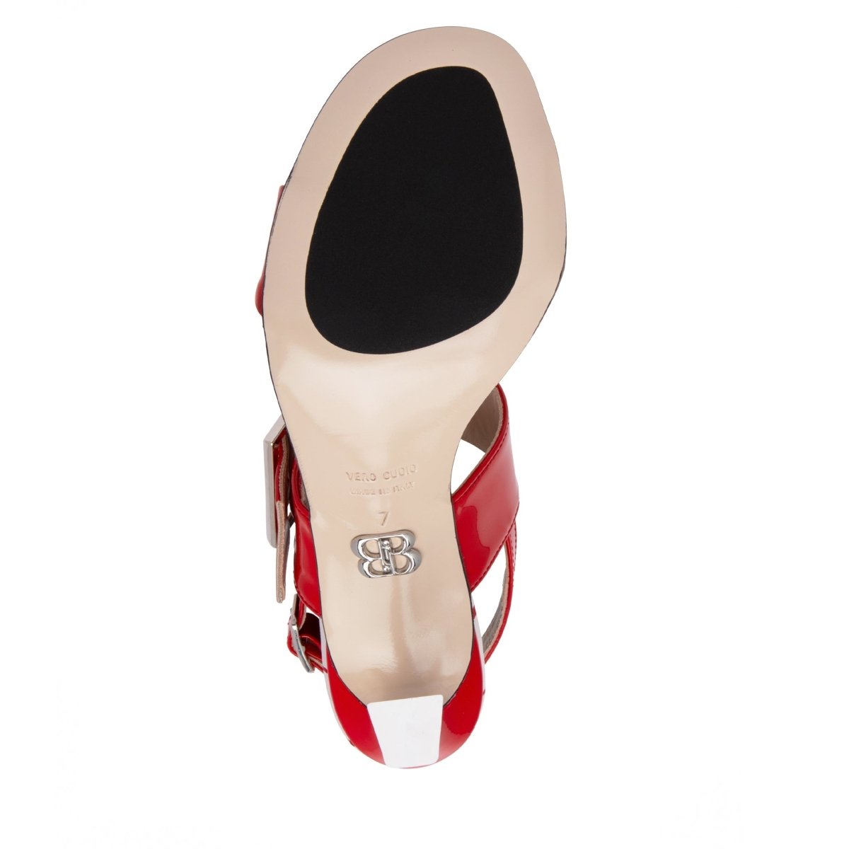 Coquette Marilyn Women’S Black Patent Leather Sandal Heels by Beautiisoles – Don't Panic Shoes