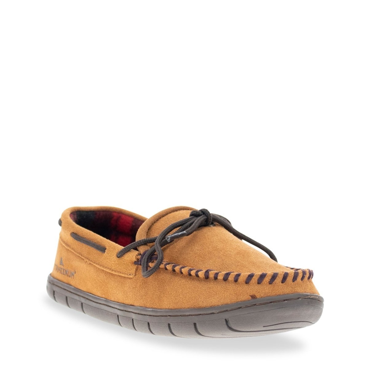 Country Flannel Slipper Men's Wheat Suede Memory Foam Staheekum Men's Slippers by Staheekum Men's – Don't Panic Shoes