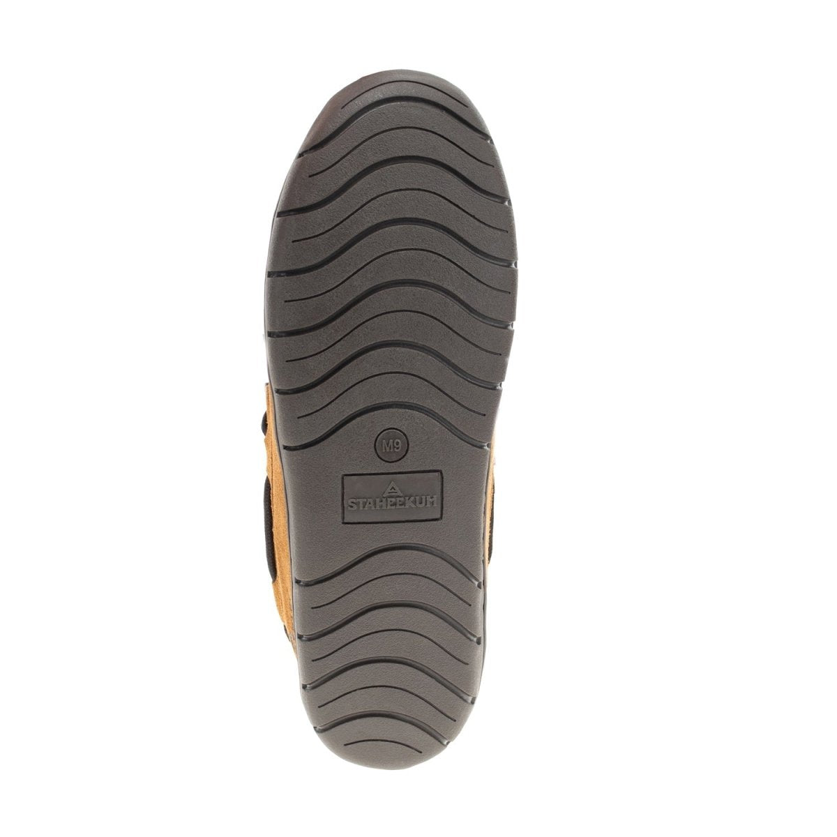 Country Flannel Slipper Men's Wheat Suede Memory Foam Staheekum Men's Slippers by Staheekum Men's – Don't Panic Shoes