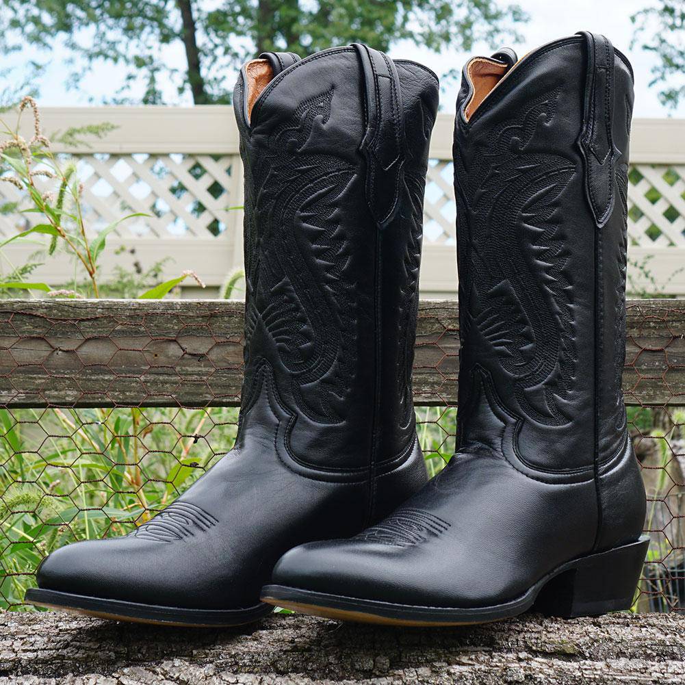 Cowboy Dress Boots | Mens Classic Round - Toe Boots (H7001) Cowboy Boots by Soto Boots – Don't Panic Shoes
