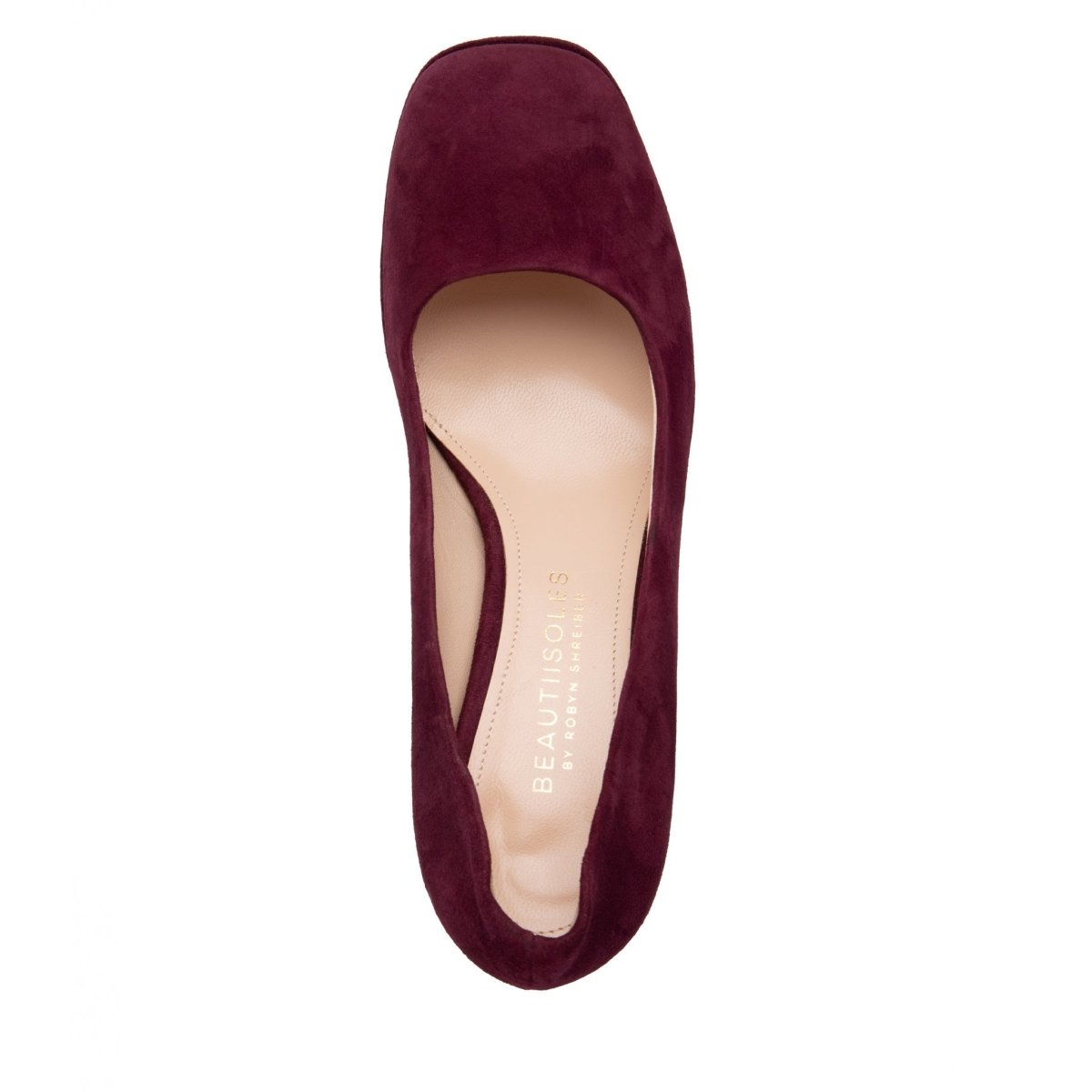 CriStina Platform Pump Women’s Burgundy Suede 70mm Heel Heels by Beautiisoles – Don't Panic Shoes